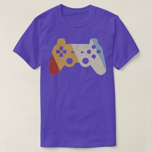 Retrostijl gamingcontroller t-shirt (Design voorkant)