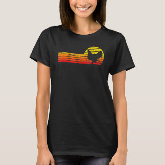 Retrostijl kipboer boerendieren t-shirt