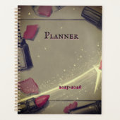 Retrostijl lippenstift planner (Voorkant)