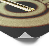 Retrostijl  Mic Poster (Hoek)