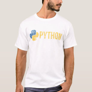 Retrostijl Python Programmer T-shirt