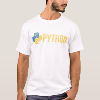Retrostijl Python Programmer T-shirt