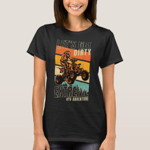 Retrostijl UTV Quad Offroad extreme ATV a T-shirt