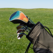 Retrostijlgolven versieren golfheadcover (Insitu)