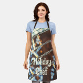 Retrostijlvakantielampjes Schort (Gedragen)