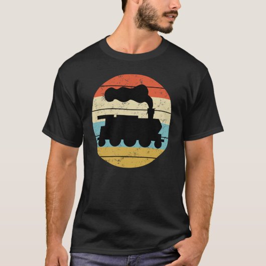 Retrostoomtrein T-shirt (Voorkant)