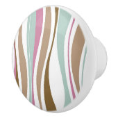 Retrostrepen Keramische Knop (Rechts)