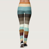 Retrostrepen Leggings (Achterkant)
