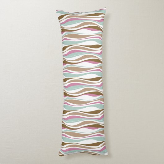 Retrostrepen Lichaamskussen (Achterkant (Verticaal))