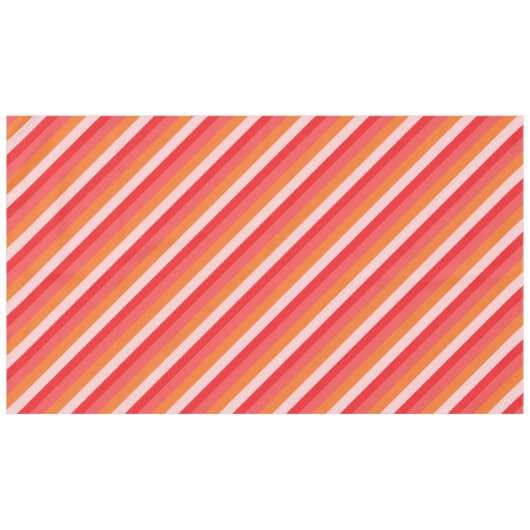 Retrostrepen, ontwerpmodel tafelkleed (Voorkant (Horizontaal))