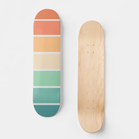 Retrostrepen Skateboard (Voorkant)