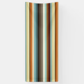 Retrostrepen Spandoek (Verticaal)