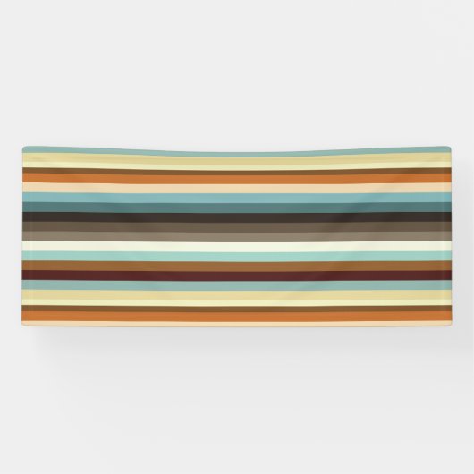 Retrostrepen Spandoek (Horizontaal)