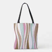 Retrostrepen Tote Bag (Achterkant)