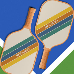 Retrostripes monogram pickleball paddle