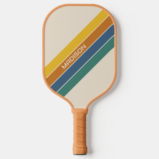 Retrostripes monogram pickleball paddle (Voorkant)
