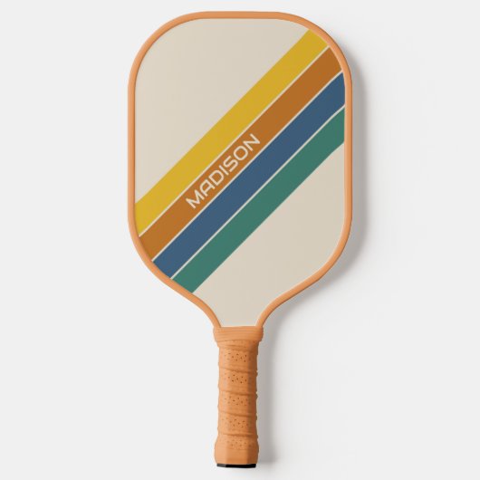 Retrostripes monogram pickleball paddle (Achterkant)