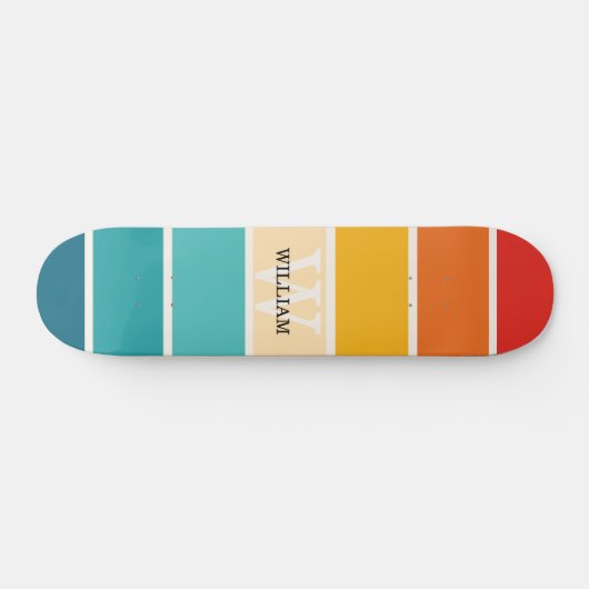 Retrostripes monogram skateboard (Horizontaal)