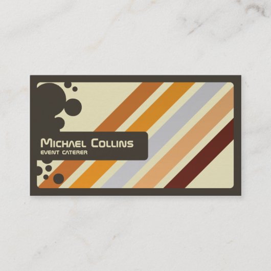 Retrostrips - stijl 4 visitekaartje (Voorkant)