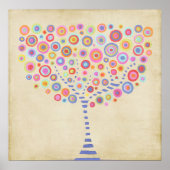 Retrostructuur Aangepaste naam Zaal Poster Wand (Voorkant)