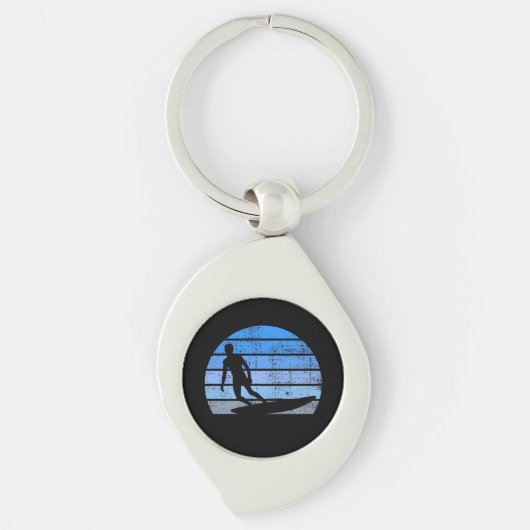 Retrosurfen Sleutelhanger (Voorkant)