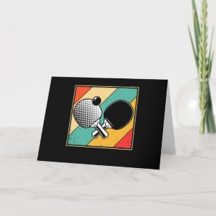 Retrotabel Tennis -  pingpong Kaart