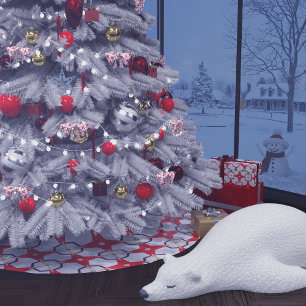 Retrotestpatroon Kerstboom Rok