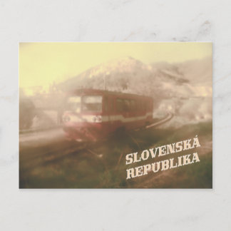 Retrotrein Briefkaart