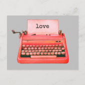 Retrotypemachine - Aangepaste Valentijn Briefkaart (Voorkant)