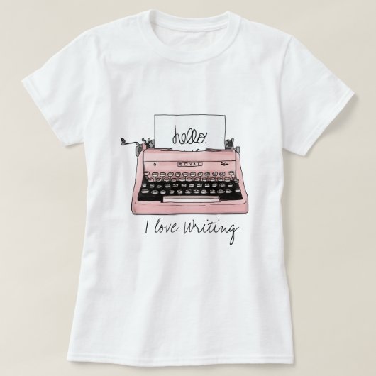 Retrotypemachine T-shirt (Design voorkant)