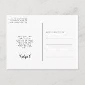 Retrotypografie Afstuderen foto Briefkaart (Achterkant)