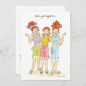 Retrouvons le invitation Bar-B-Q (Devant / Derrière)