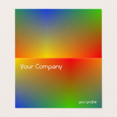 Retroverloop Visitekaartjes (Buitenkant ongevouwen)