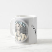 Retroverpleegkundige Koffiemok (Voorkant links)