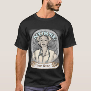 Retroverpleegkundige T-shirt