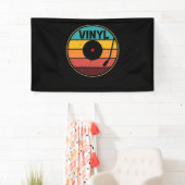 Retrovinylplaat -  vinylplaat LP-record Spandoek (Insitu)