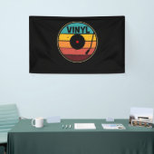 Retrovinylplaat -  vinylplaat LP-record Spandoek (Beurs)