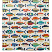 retrovis douchegordijn (Voorkant)