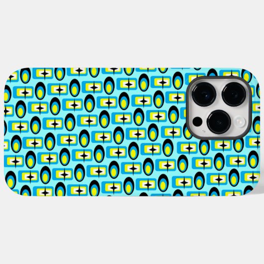 Retrovormen Case-Mate iPhone Case (Achterkant (horizontaal))