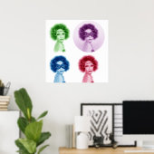 Retrovrouwen Poster (Thuiskantoor)