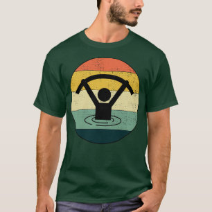 -retrowateraerobe geschiktheid voor het aquatisch t-shirt