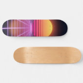 Retrowave Landscape Skateboard (Horizontaal)