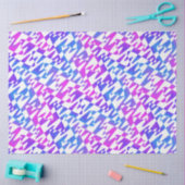 Retrowave Ripple - Gradient Twilight op wit: Tissuepapier (Craft)