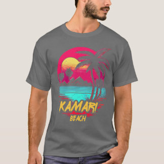 Retrowave Strand Kamari Strand T-shirt