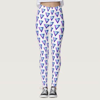RETROWAVE SYNTHWAVE PALMBOMEN DRIEHOEKIGE LEGGINGE LEGGINGS