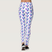 RETROWAVE SYNTHWAVE PALMIERS TRIANGLE LEGGING (Dos)