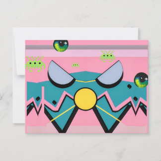 Retrowaves of Fame - Ken Gage Art Briefkaart