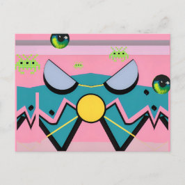Retrowaves of Fame - Ken Gage Art Briefkaart