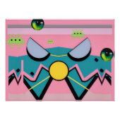 Retrowaves of Fame - Ken Gage Art Perfect Poster (Voorkant)