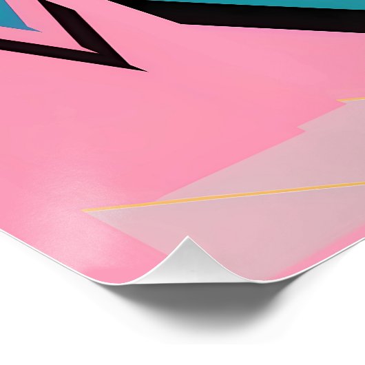 Retrowaves of Fame - Ken Gage Art Perfect Poster (Hoek)